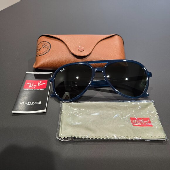 Ray-Ban Aviator Opal Dark Blue Sunglasses - ORB4376 669487 - Picture 10 of 12